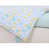 Bettwäsche Set für Babybett 3-tlg - blaue Schmetterlinge