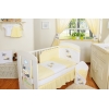 Bettwäsche Set für Babybett 3-tlg - Esel Luca gelb
