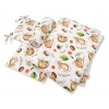 Bettwäsche Babybett Beige Faultiere