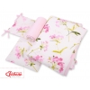 Bettwäsche Set für Babybett 3-tlg - flowers rosa