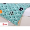 Bettwäsche Set für Babybett 3-tlg - Hasen - Minze Bäume