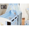 Bettwäsche Set für Babybett 3-tlg (L60) - Gute Nacht blau