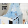 Bettwäsche Set für Babybett 3-tlg (L60) - Gute Nacht blau