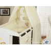 Bettwäsche Set für Babybett 3-tlg (L60) - Gute Nacht creme
