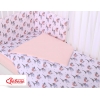 Bettwäsche Set für Babybett 3-tlg - little doggies
