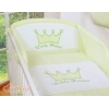 Bettwäsche Set für Babybett 3-tlg - Little Prince/Princess grün