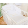 Bettwäsche Set für Babybett 3-tlg - Little Prince/Princess weiß