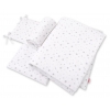 Bettwäsche Babybett Grau