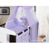 Bettwäsche Set für Babybett 3-tlg (S60) - Gute Nacht lila