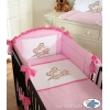 Bettwäsche Set für Babybett 3-tlg (S60) - Teddy Bär rosa