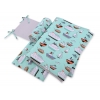 Bettwäsche Set für Babybett 3-tlg - Schiffe minze
