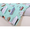 Bettwäsche Set für Babybett 3-tlg - Schiffe minze