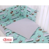Bettwäsche Set für Babybett 3-tlg - Schiffe minze