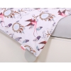 Bettwäsche Set für Babybett 3-tlg - Schwalben rosa