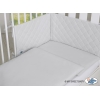 Bettwäsche Set mit Bettumrandung gesteppt 3-tlg - grau