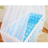 Bettwäscheset 6tlg für Beistellbett FABIO - Basic blue Eulen