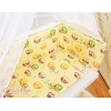 Bettwäscheset 6tlg für Beistellbett FABIO - Basic creme Eulen