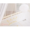 Bettwäscheset 6tlg für Beistellbett FABIO - Little Prince/Princess weiß