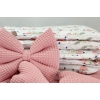 Bettwäsche-Sets mit Himmel aus Voile Puderrosa für Stubenwagen Waldin®
