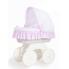 Luxus Bollerwagen für Baby mit Haube XXXL Bettset