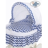 Bollerwagen für Baby Weiße Weide mit Marineblau-Weiß Bettwäscheset Hannah 70102-903*