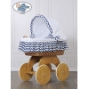 Textile Set für Stubenwagen aus Weide