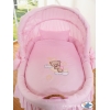 Bollerwagen für Babymit Haube - Gute Nacht rosa