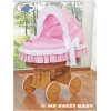 Bollerwagen mit Haube - Bellamy rosa für Mädchen