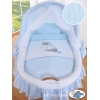 Bollerwagen mit Haube - Esel Luca blau