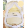 Bollerwagen mit Haube - Esel Luca creme