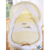 Bollerwagen mit Haube - Esel Luca creme