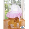 Bollerwagen mit Haube - Eulen Bigi Zibi & Adele rosa