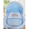 Bollerwagen mit Haube - Teddy Bär Barnaba blue