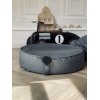 Velvet Pouf für ihre Baby - Grau