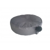 Kleiner Grau Pouf für Babyzimmer