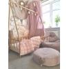 Kleiner Pouf für Babyzimmer Beige