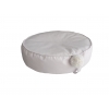 Kleiner Pouf für Babyzimmer Creme