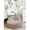 Beige Sitzsack für Kinder