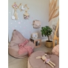 Sitzsack Pouf Beige für Kinderzimmer