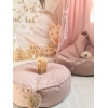 Beige Sitzsack Velours