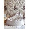 Sitzsack Pouf Creme für Kinderzimmer