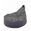 Sitzsack Pouf Grau für Babyzimmer