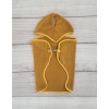 Decke mit Fliegenohren für Steckenpferd A4 - honey yellow