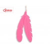 Dekorative Filz Federn 2tlg - rosa