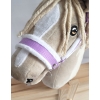 Die Verstellbare Halfter für Hobby Horse A3 - lila mit Pelz