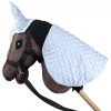 Doppelseitige Decke mit Fliegenohren für Hobby Horse A3 A4 Hellblau