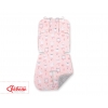 Doppelseitige Sitzauflage BOBONO -  Ballerinas rosa/grau