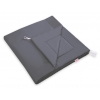 Doppelseitige Teepee Spielmatte - anthrazit