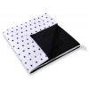 Doppelseitige Teepee Spielmatte - Schwarze Sternchen/Schwarz