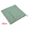 Doppelseitige Krabbeldecke teepee Spielmatte- weißgrün